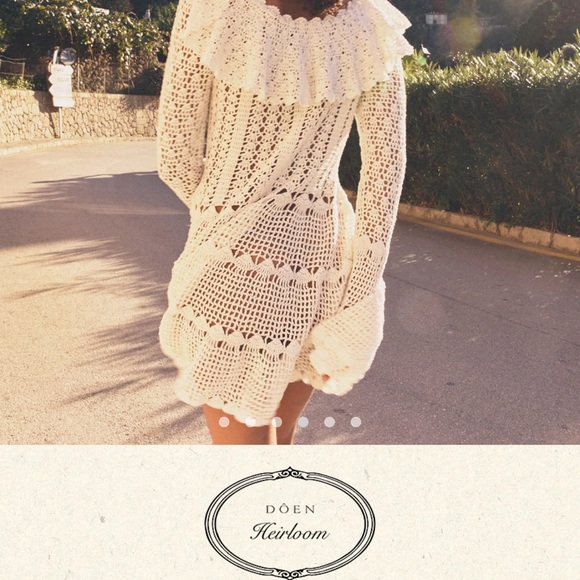 Doen capucine White Crochet Dress - Picture 4 of 6